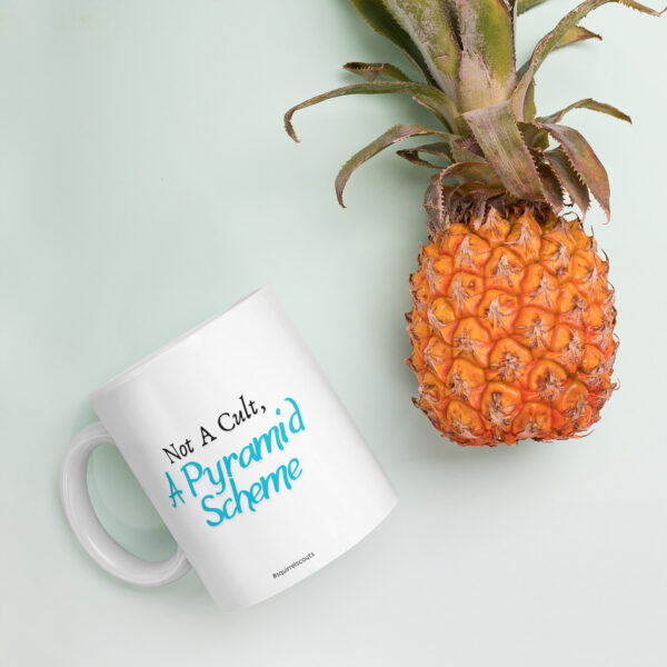 Pyramid Scheme white glossy mug - Image 5