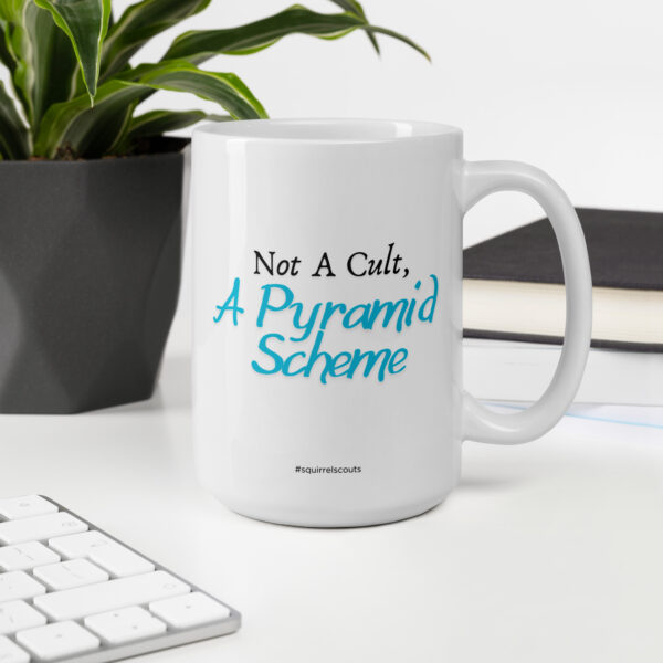 Pyramid Scheme white glossy mug - Image 8