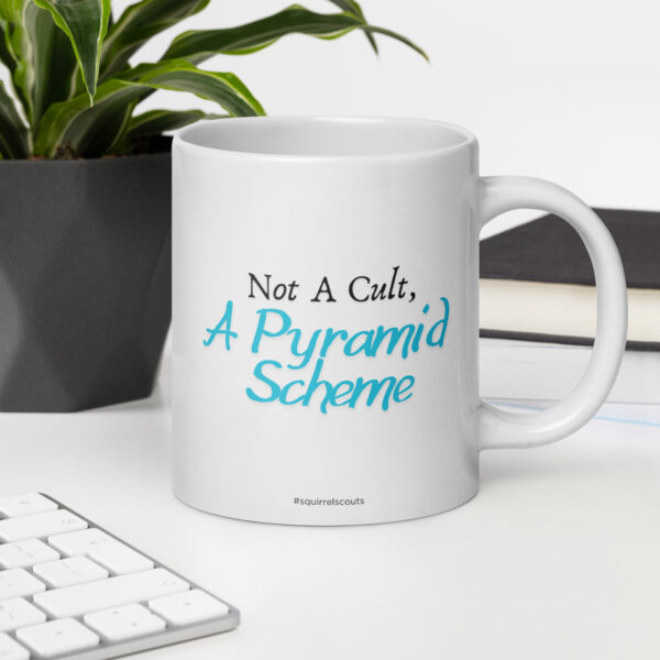 Pyramid Scheme white glossy mug - Image 10