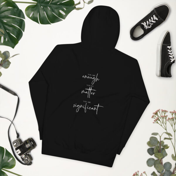 Unisex Hoodie | Squirrel Scout Motto - Light Text - Image 2