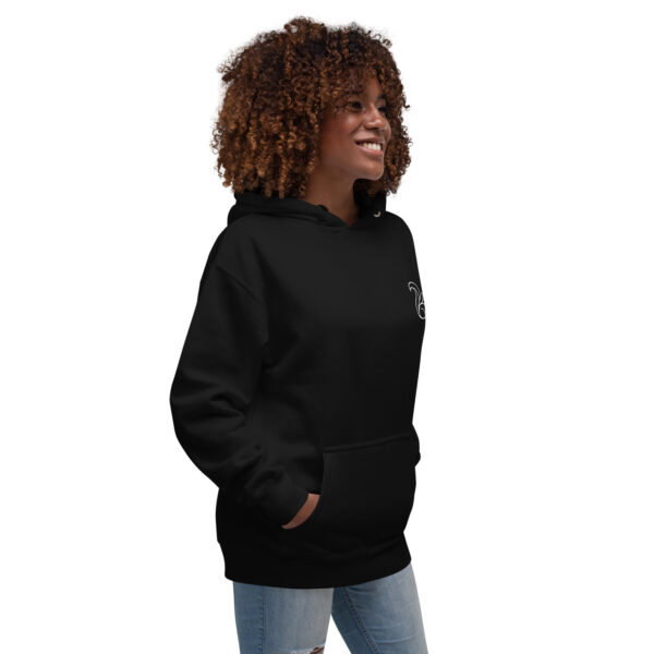 Unisex Hoodie | Squirrel Scout Motto - Light Text - Image 3