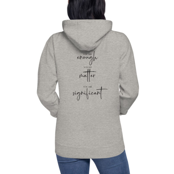 Unisex Hoodie | Squirrel Scout Motto - Dark Text - Image 2