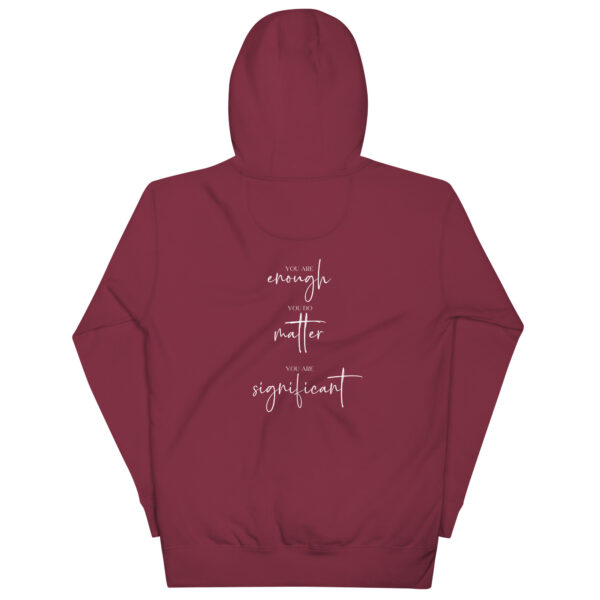 Unisex Hoodie | Squirrel Scout Motto - Light Text - Image 10