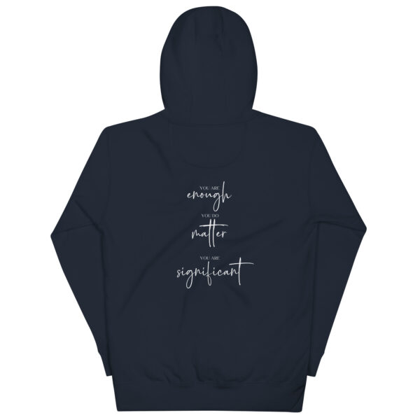 Unisex Hoodie | Squirrel Scout Motto - Light Text - Image 8